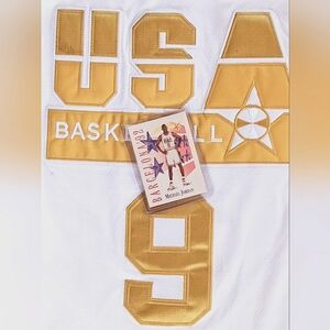Michael Jordan 92 Olympic jersey and Card